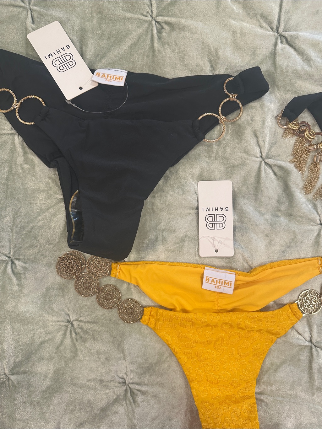 $240 Nwt! Bahimi Swim Bikini Bottoms Set Sz S — image 3 of 8